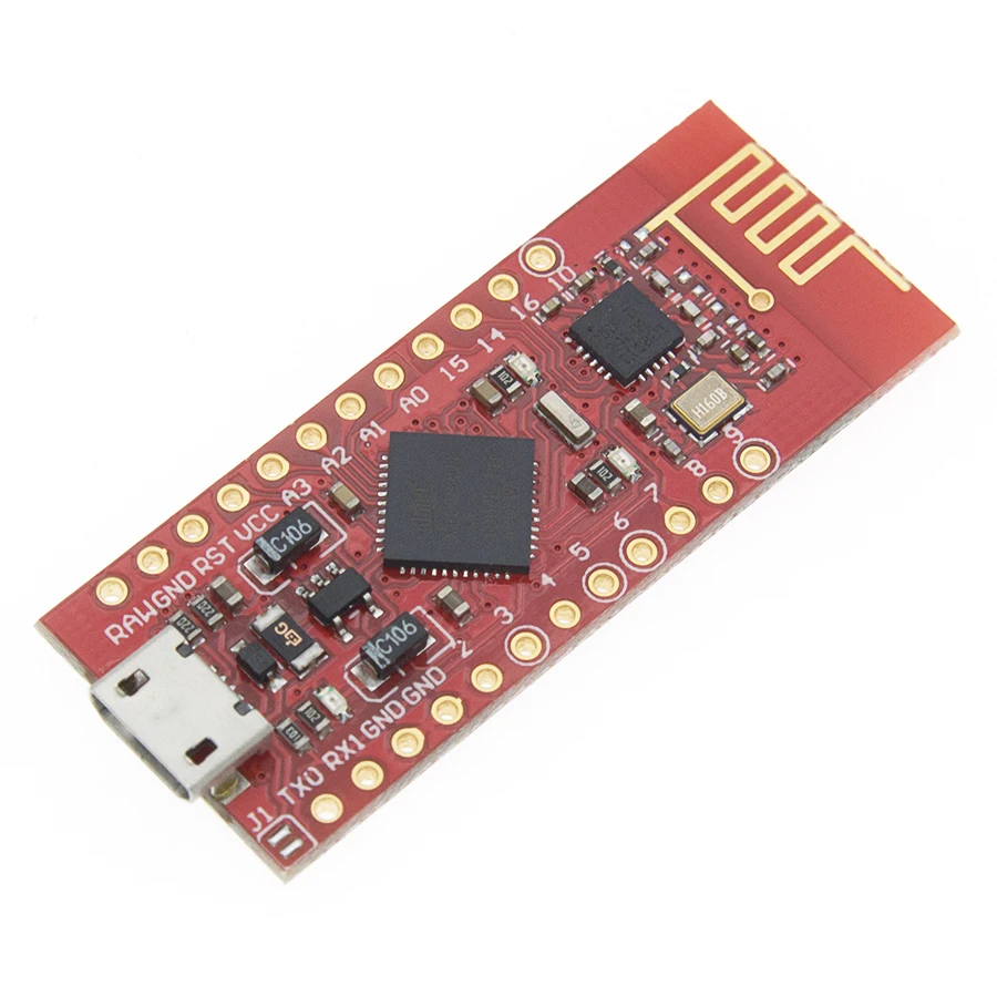 1PCS Pro Micro With 2.4G ATmega32U4 NRF24L01 5V/16MHz Module controller Compatible for arduino | Электронные компоненты и