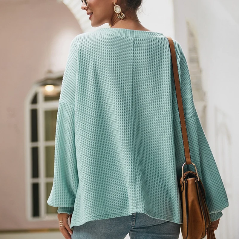 Autumn fashion tops large size women's 5XL 6XL 7XL 8XL 9XL sexy deep V-neck long-sleeved bust 138CM