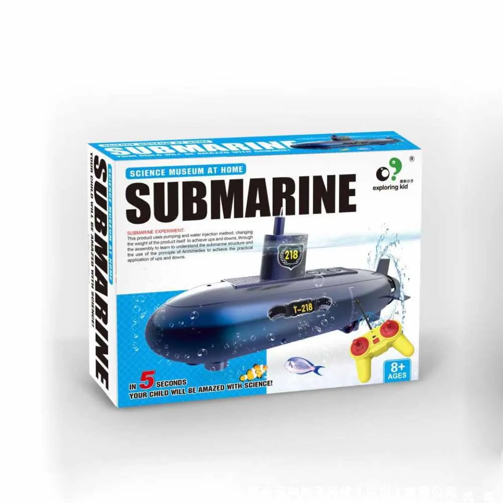 

6 Channels Funny RC Mini Submarine Remote Control Under Water Ship RC Boat Model Kids Educational Stem Toy Xmas Gift for Kids