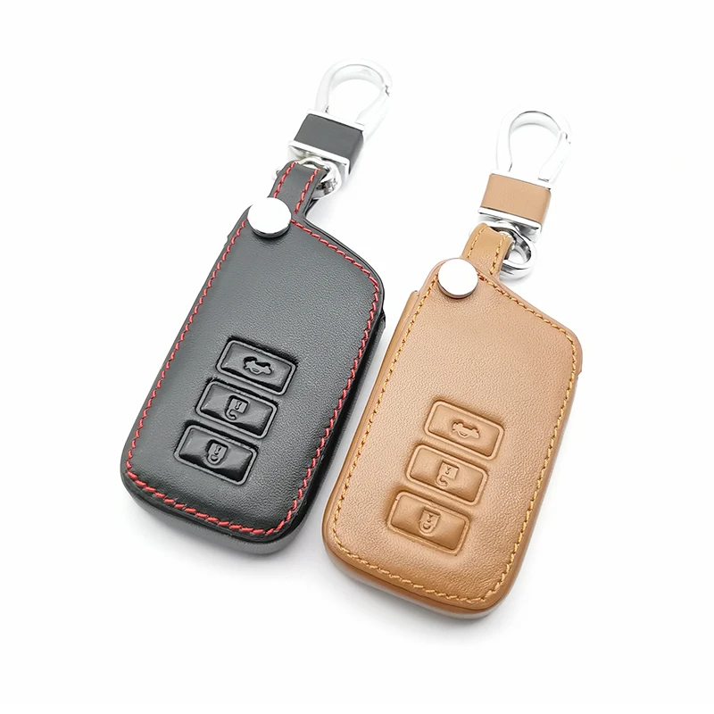 Чехол для ключа из натуральной кожи чехол Lexus NX GS RX IS ES GX LX RC 200 250 350 LS 450H 300H 3 кнопки