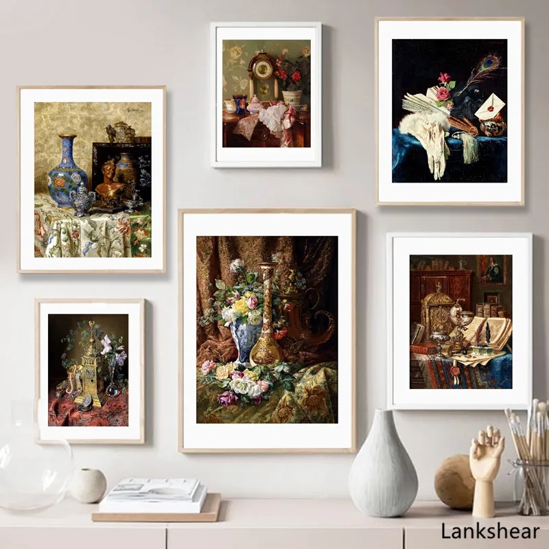 Винтажные картины Натюрморт Птицы Холст Плакаты и принты галерея ретро