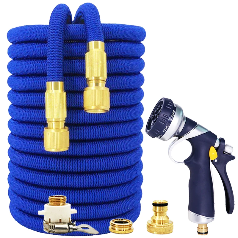 

New High Pressure Hose Car Wash Garden Irrigation Supplies Water Pressure Hose Car Wash Watering Flowers Extendable Garden Hose