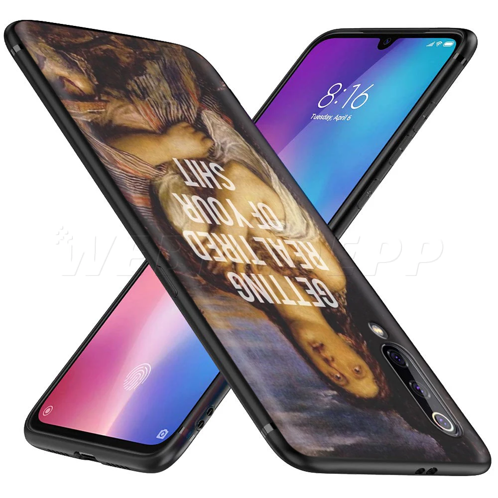 Классического искусства чехол с принтом подставкой откидной крышкой для Xiaomi Redmi