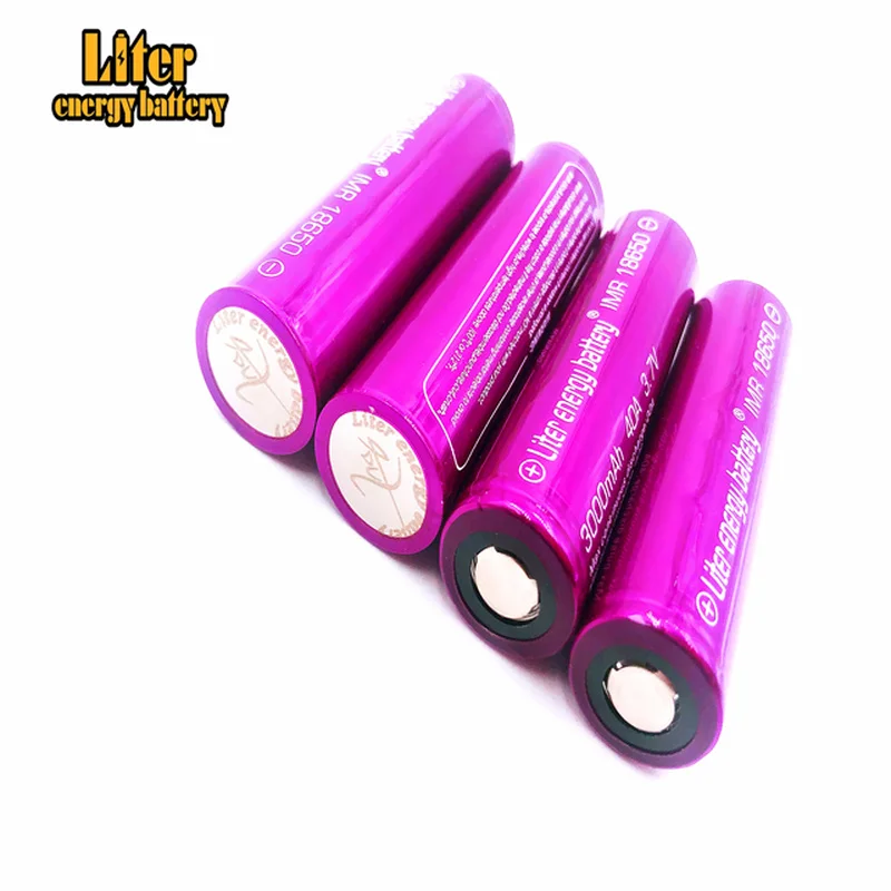 1 шт. высококачественный литий-марганцевый аккумулятор на 18650 литров 3000 мАч 40 А