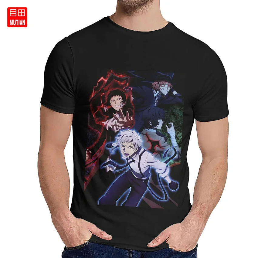 Футболка мужская летняя с круглым вырезом и мультяшным принтом|Мужские футболки|