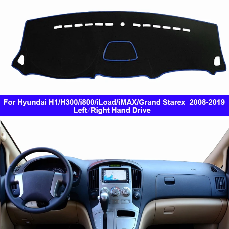 

Car Dashboard Cover Dashmat Cape For Hyundai H1 H300 i800 iLoad iMAX Grand Starex 2008 - 2018 2019 Auto Inner Dashmat Pad Carpet