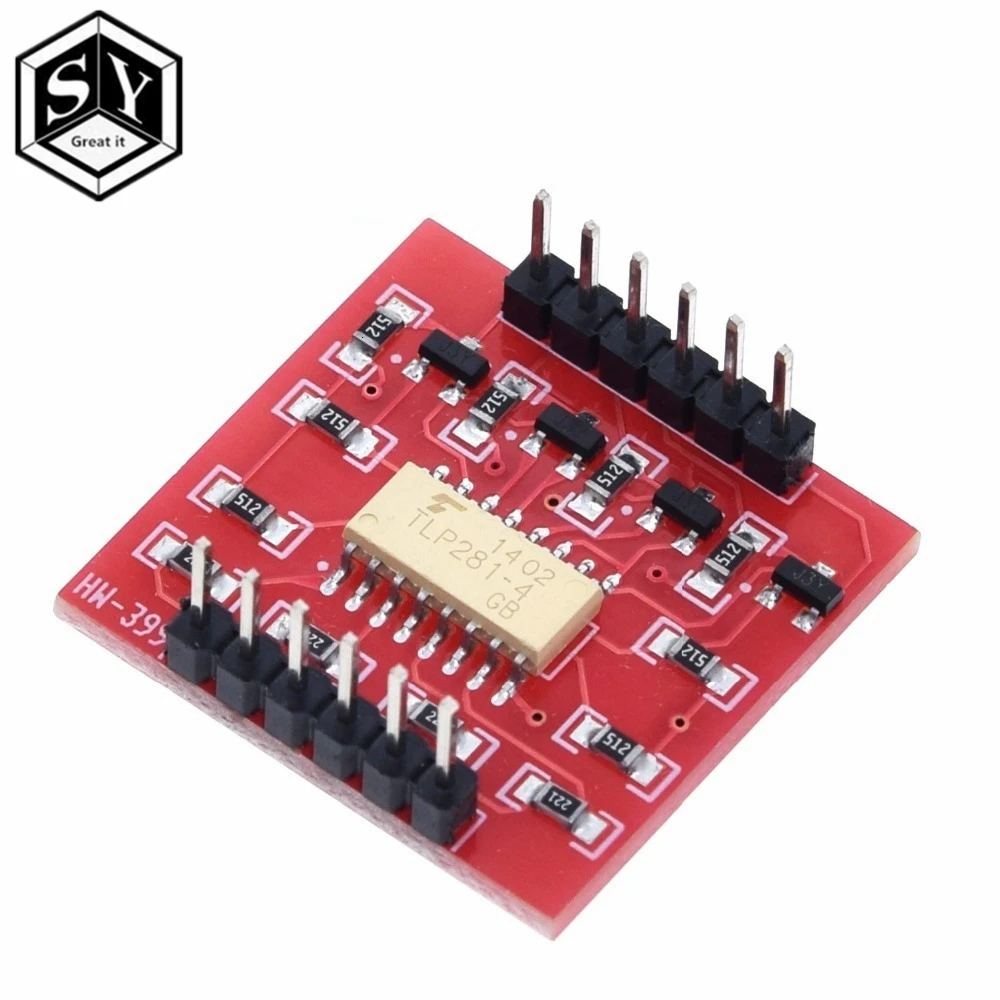 TLP281 4 CH 4-канальный опто-изолятор IC модуль для Arduino Плата расширения высокий и