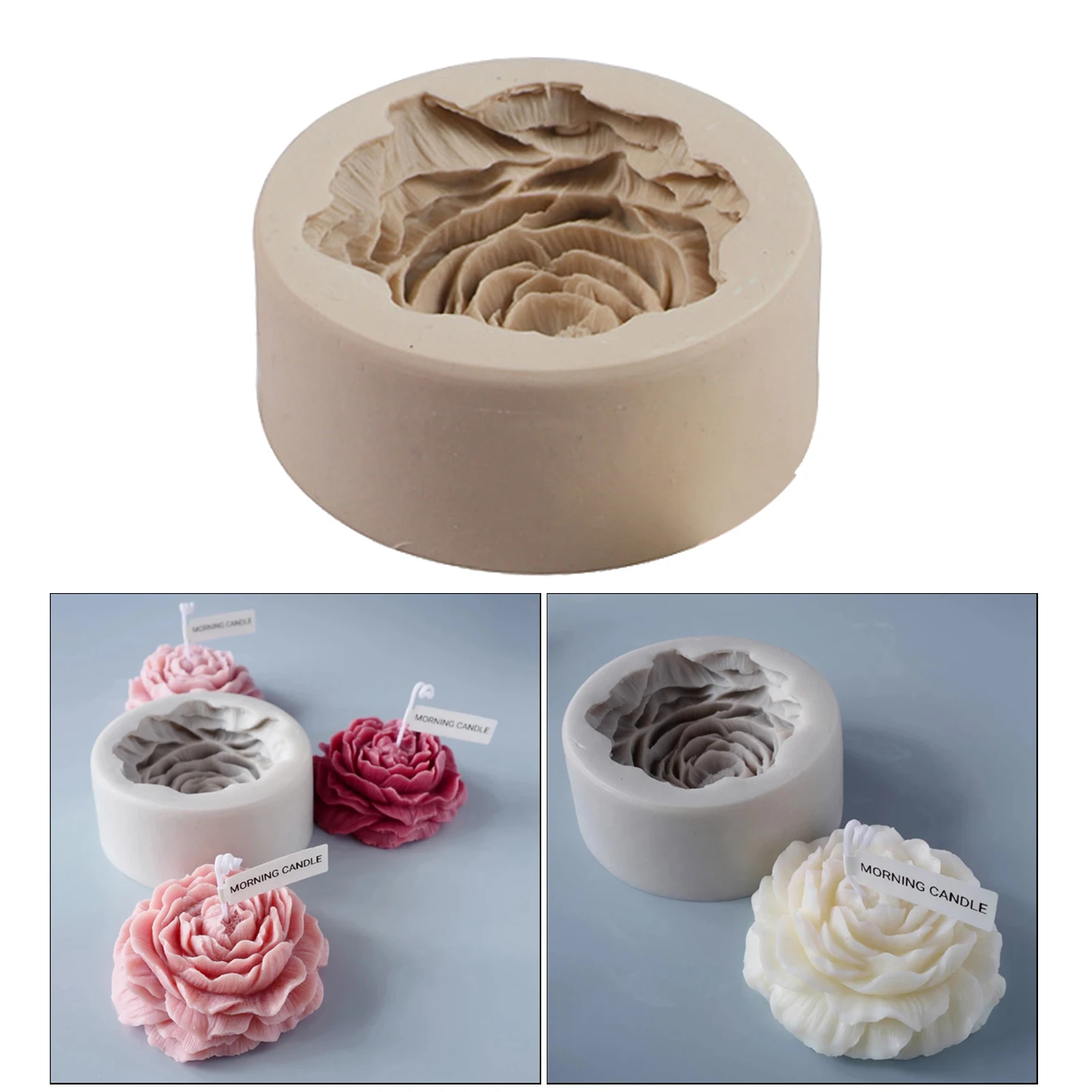 

Flower Mold DIY Candle Soap Model Wax Plaster Mould Clay Craft Making Tool