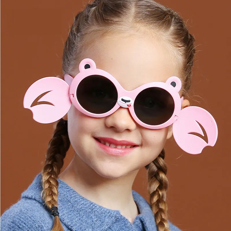 Детские поляризационные солнцезащитные очки для мальчиков и девочек милые