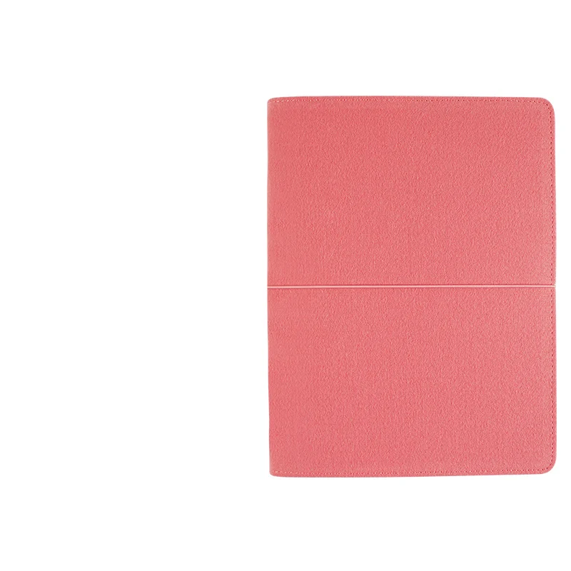 Bandage Pink Фетровая Обложка для ноутбука офисная тетрадь B5 большой блокнот планировщик ежедневных заметок многоразовые блокноты бизнес Канцтовары на заказ - Цвет: Bandage Pink