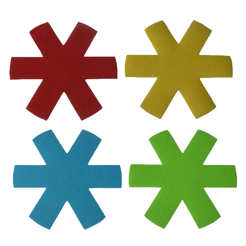 

4Pcs/set Non-woven Fabrics Pots Pans Separator Scratchproof Protectors For Pans New