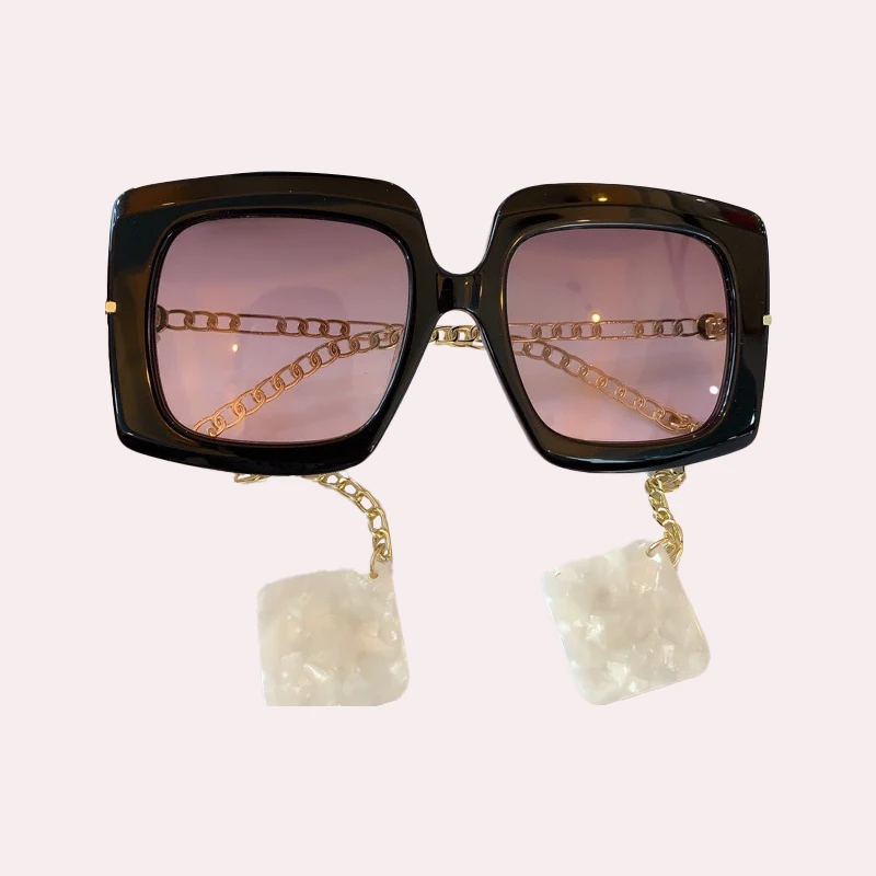 

2020 New Fashion Luxury Brand Designer Glasses Lady Oversize Square Sunglasses Women Men Glasses Sun Glasses Female UV400