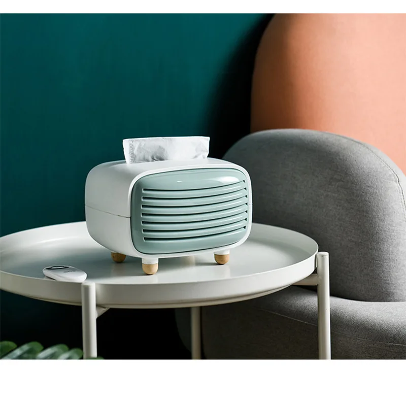 Креативная коробка для салфеток в форме радио квадратный домашний контейнер