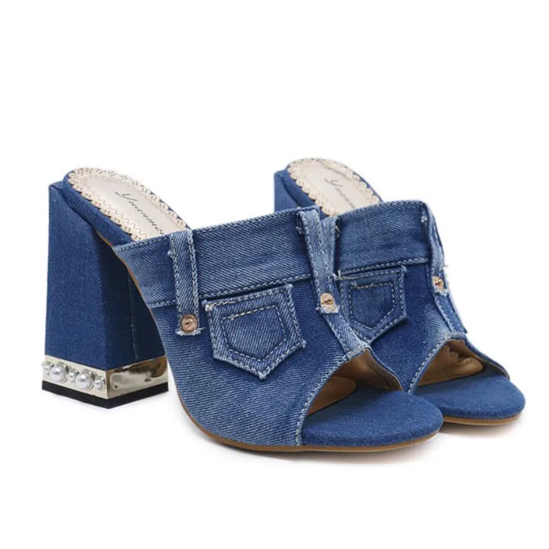 

BBZAI Summer ladies shoes New pattern Femmes sexy Fish mouth Slipper 11CM High-heeled shoes Fashion Show Nightclub 3-8 9