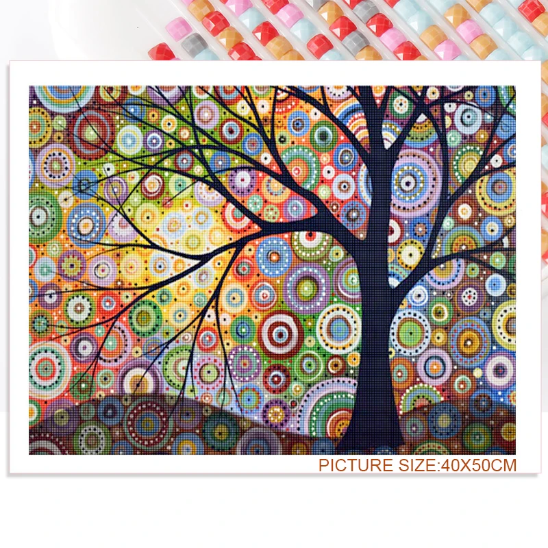 

Art Landscape Painting Diamond Home Decoration Living Room Bedroom Wall Can Be Customized Square Diamond Round Diamond