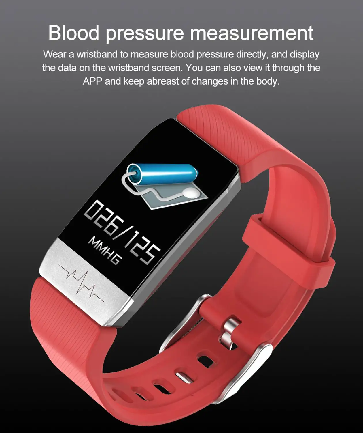 for sony xperia 1 ii realme 7 zte axon 20 10 pro nubia z20 smart watch temperature measure ecg heart rate blood pressure monitor free global shipping