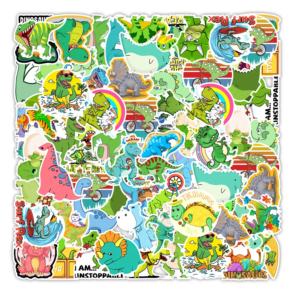50 шт милые Мультяшные защитный блоки для мебели наклейки с картинками динозавров