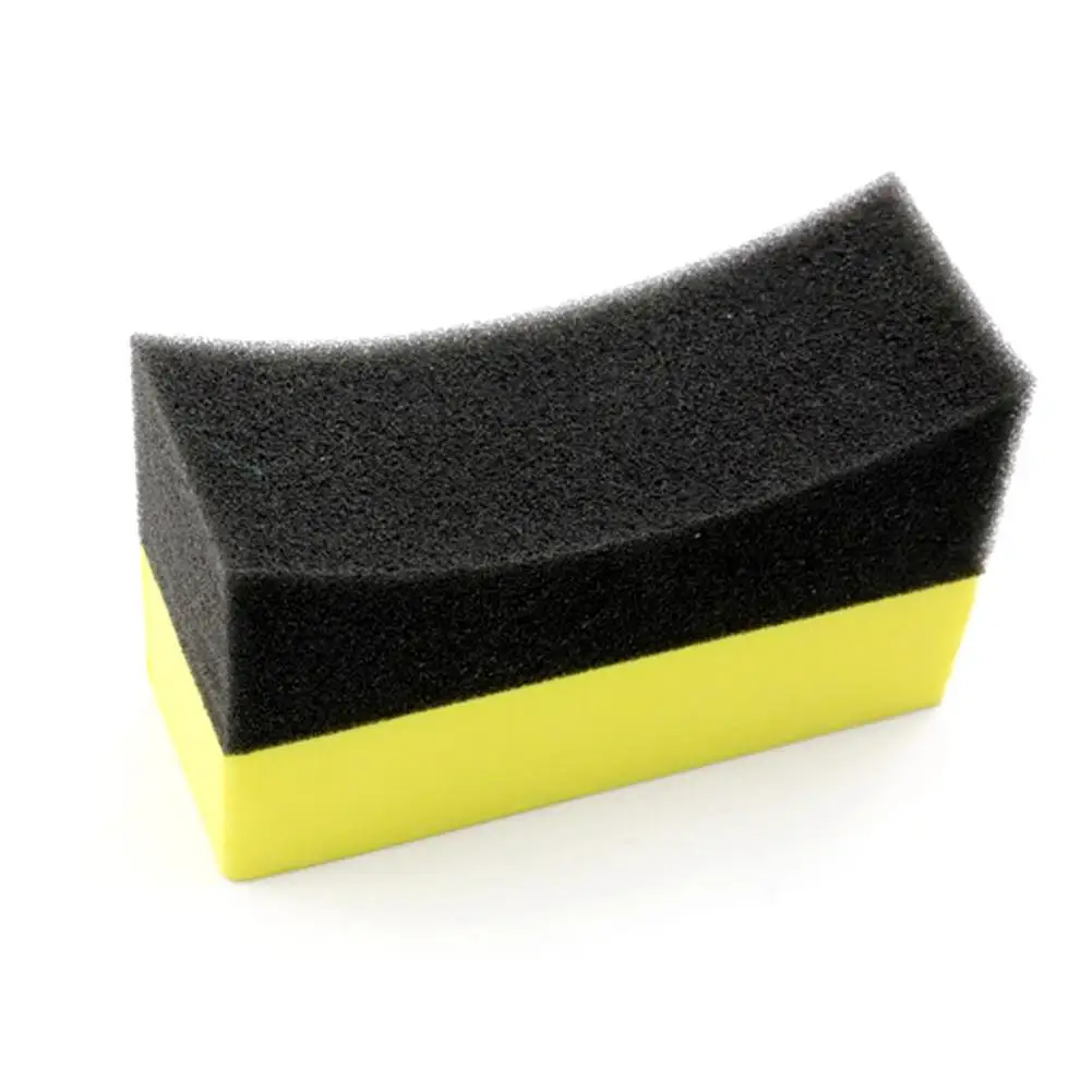 

Универсальная Губка для полировки автомобильных шин, композитная губка с изогнутой поверхностью, влажные салфетки для воска, чистые губки ...