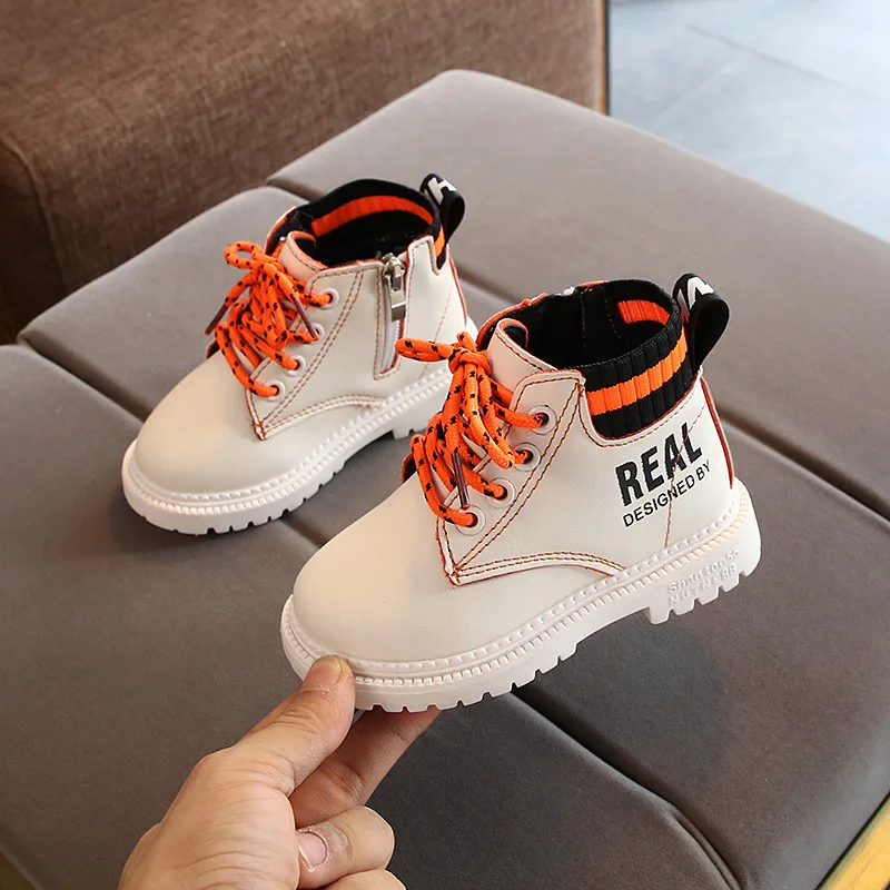 

Autumn Winter Children Boots Waterproof Baby Fashion Sneaker Kids Snow Boots Boys Girls Martin Boots Casual Shoes
