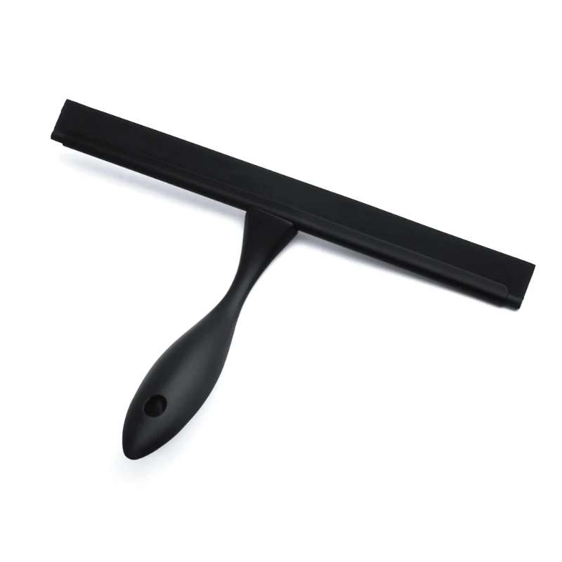 

Shower Squeegee Stainless Steel Matte Black Squeegee for Bathroom Doors Mirrors Tiles Car Windows Wiper Cleaner Tool