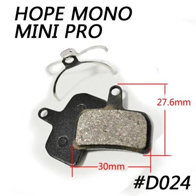D024 Catazer 4 пары полуметаллические MTB велосипедные дисковые тормозные колодки для велоспорта SHIMANO0 AVID HAYES TEKTRO Magura Formula - Цвет: D024