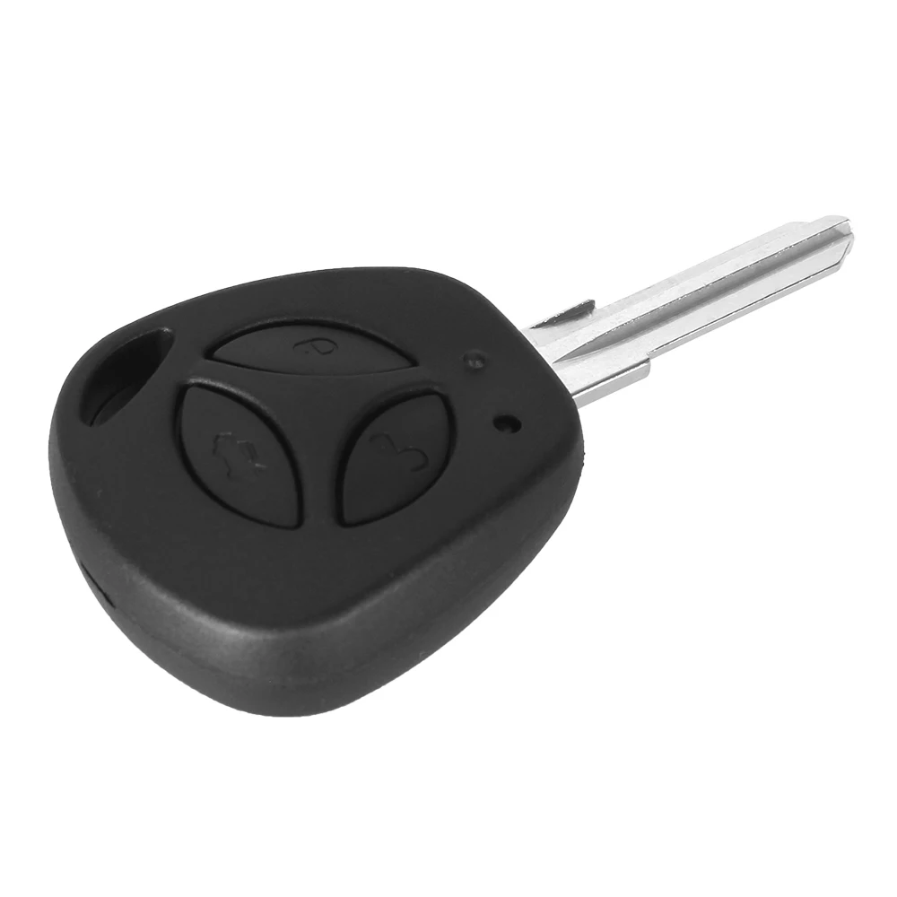 Чехол DANDKEY для автомобильного ключа с 3 кнопками Lada Uncut Auto Blank Remote Key Cover Fob Priora