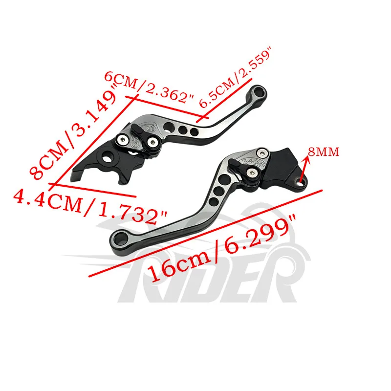 1 пара мопед аксессуары для мотоциклов Модифицированная Тормозная ручка Рог
