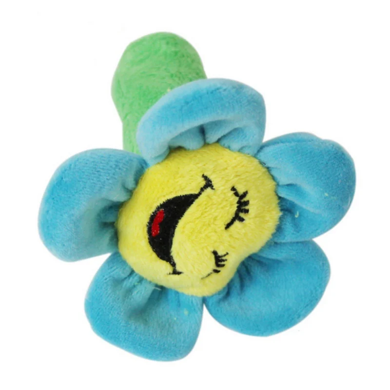 11*11 см домашних животных звук жевания игрушки смайлик пощечина улыбкой цветок