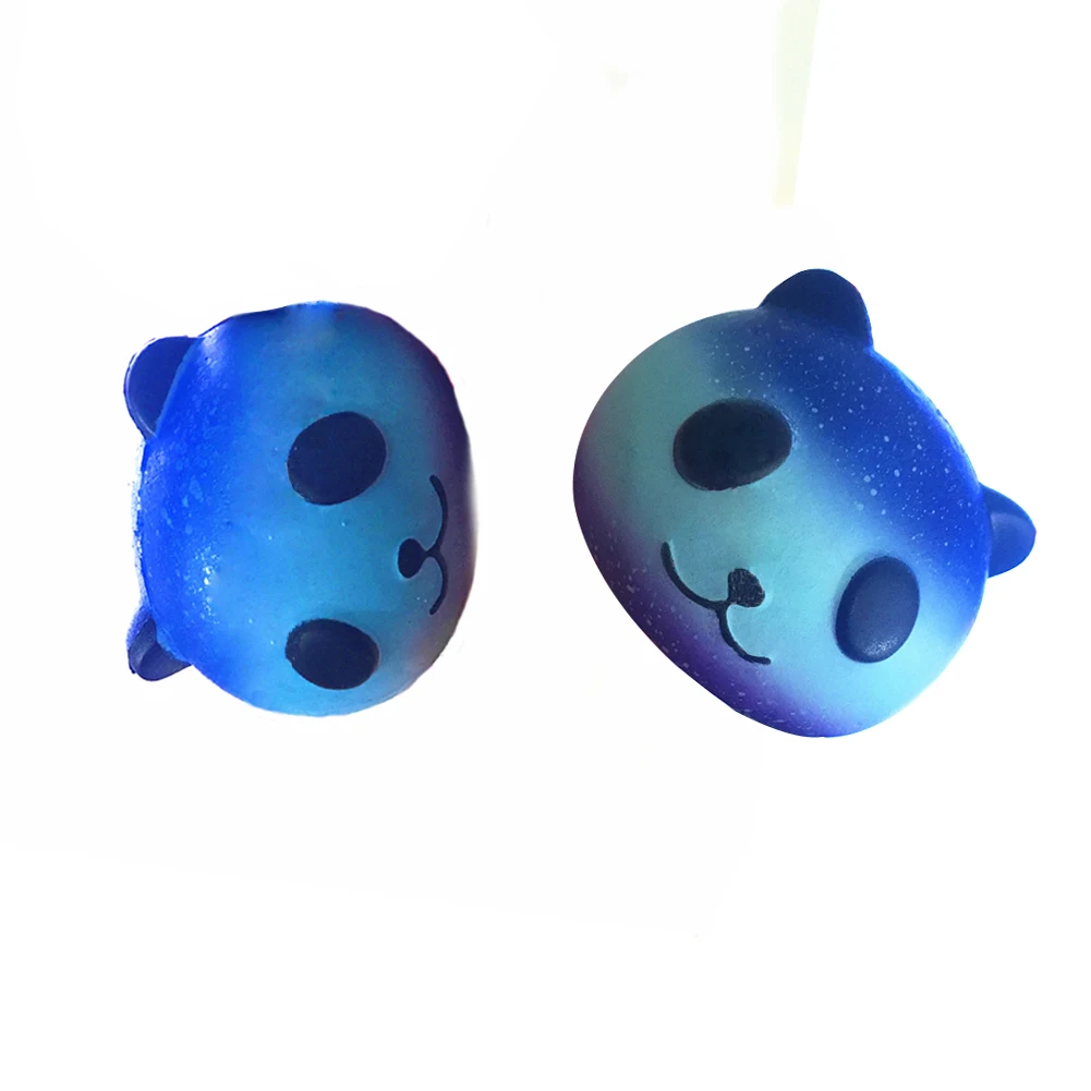 Милый голубой панда крем ароматизированный медленно поднимающийся сжимающий