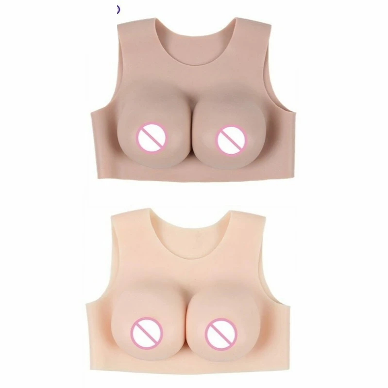 Silicone Breast Form Realistic Boobs Crossdresser Transgender Drag-Queen Front Closure Bra  Intimate Wear