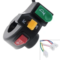 3 in1 12v motorcycle pit bike atv horn turn signal light switch 78 inch handlebar with on off button