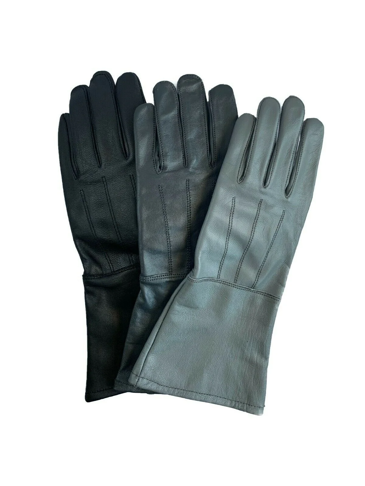 

Men's leather motorcycle gloves gloves driving motorcycle riding gel filling