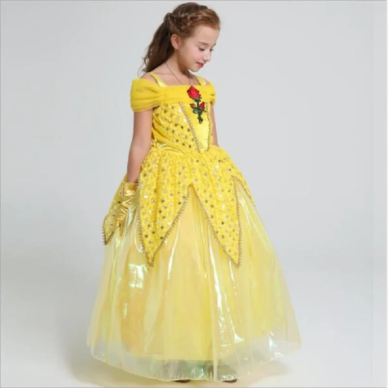 2019 Child Girl Cinderella Dress Prom Anna Princess Baby Gift Party Fancy Juvenile Costume | Детская одежда и обувь