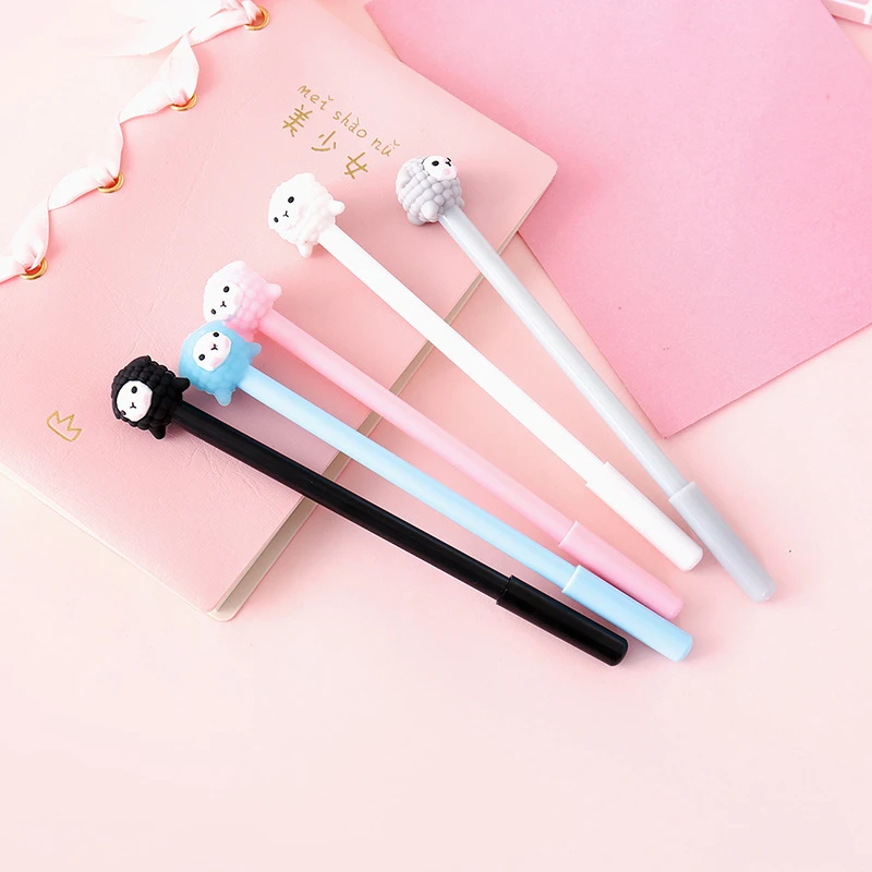 Мультипликационная гелевая ручка Милая Lytwtw Kawaii Креатив овчина для школы офиса