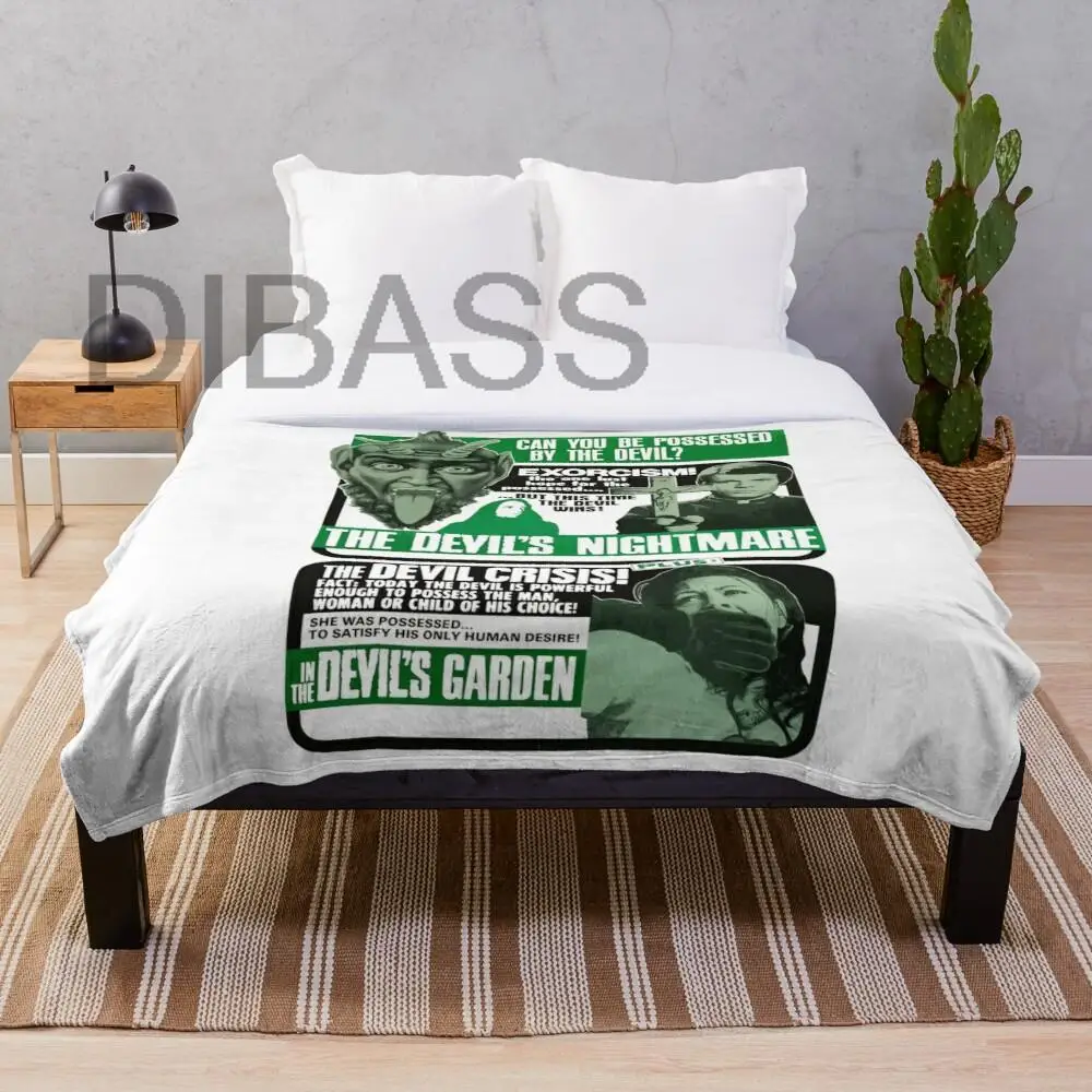 

The Devil's Nightmare Blankets Super Soft Throw Blanket, Lightweight Plush Bed Flannel Blanket, Suitable for Adults and Children