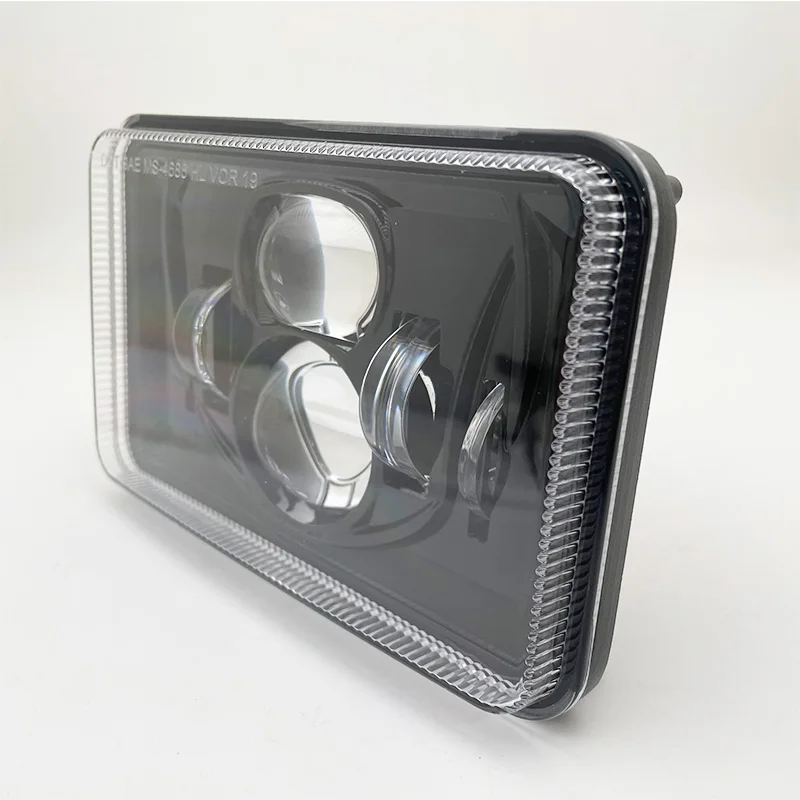 Прямоугольные светодиодные фары 4x6 дюймов с разъемом H4 H4651 H4652 H4656 H4666 H6545 проектор