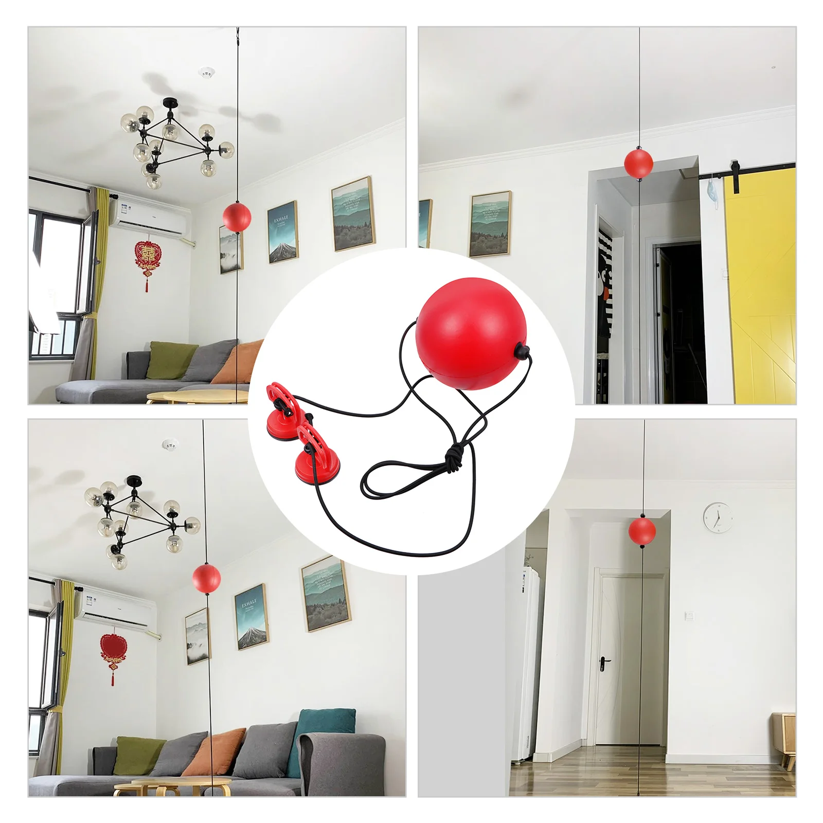 

1 Набор эластичных скоростных тренировок, практичные подвесные боксерские принадлежности