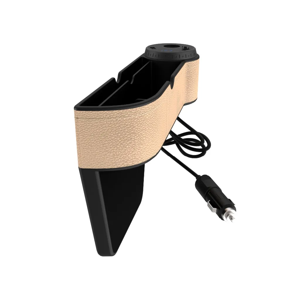 Зарядное устройство USB для автомобильного сиденья карманный ящик перчаток с