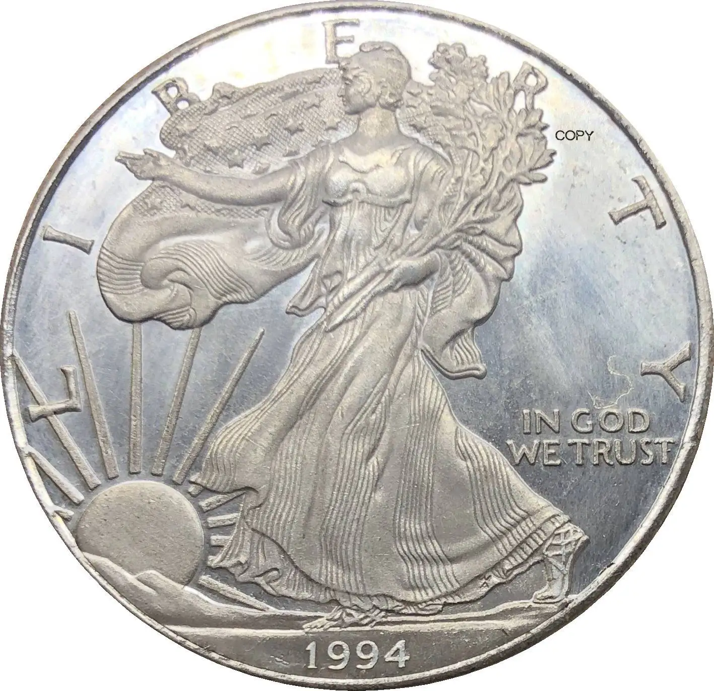 

United States 1 Dollar American Silver Eagle Bullion Coin 1994 Plated Silver Commemorative Coin Copy coin