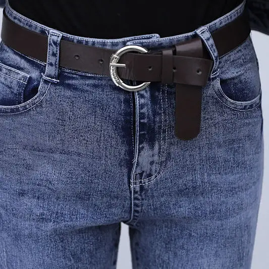 

Stretch jeans suit women's fashion two-piece suit looks thin fall 2020 autumn new small leg pants pants pants set