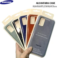original samsung galaxy s20 ultra 5g luxury for alcantara case cover for s20 s20 plus sm n986 leather premium phone casing