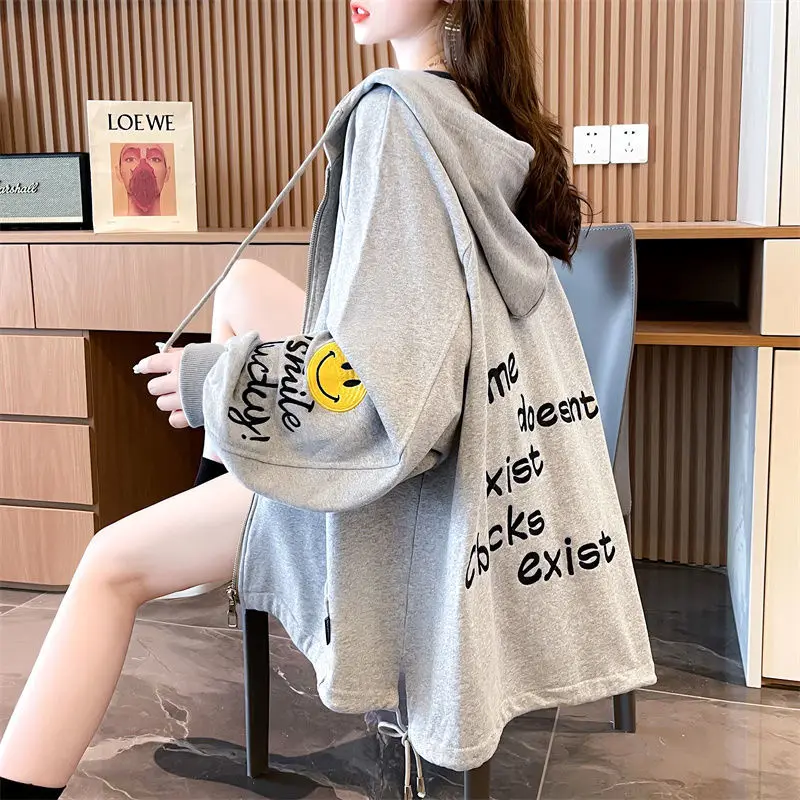 

Женская толстовка с капюшоном, в стиле хип-хоп