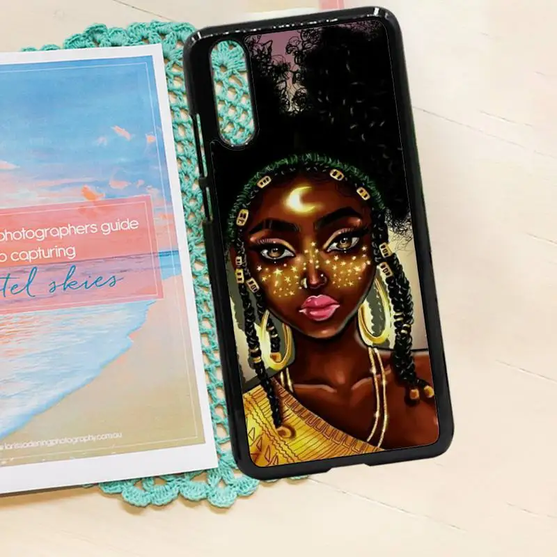 

Black girl Phone Case TPU+PC For iPhone X XR XS 11 12 mini Pro MAX 7 8 Plus