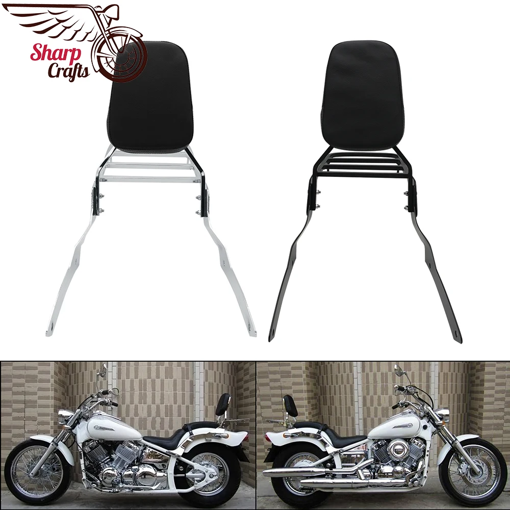 Аксессуары для мотоциклов спинка багажная стойка Yamaha Dragstar Vstar Custom DS400 DS650 XVS400 XVS650