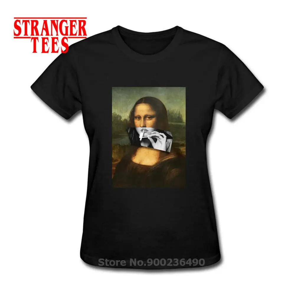 Новейшая модель Mona Lisa футболка пародия: модные брюки из хлопка с логотипом