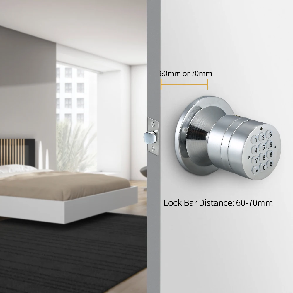 Цифровой Дверной замок с клавиатурой без ключа дверной кодовым кодом умный