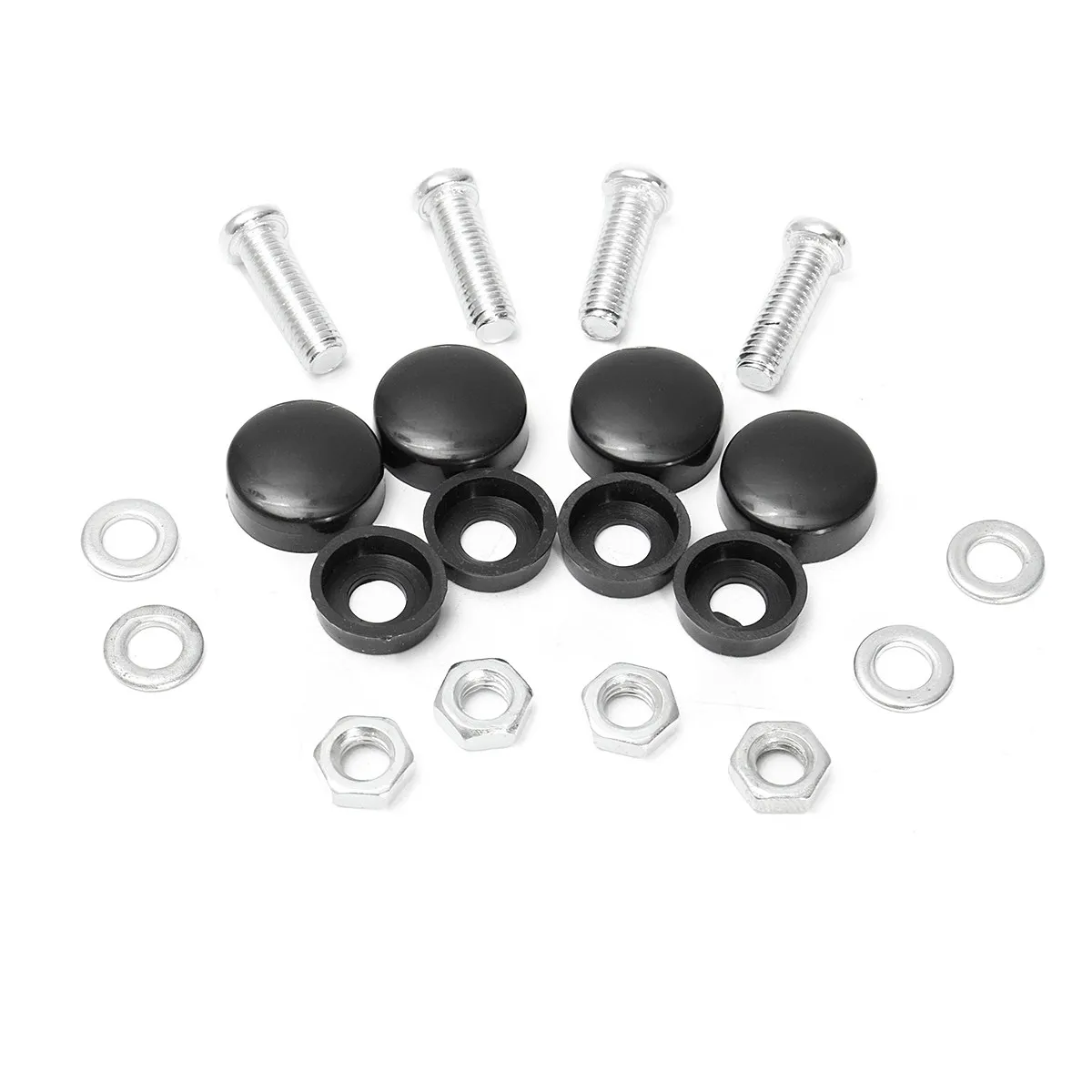 4 комплекта черные защитные крышки для болтов|Гайки и болты| |