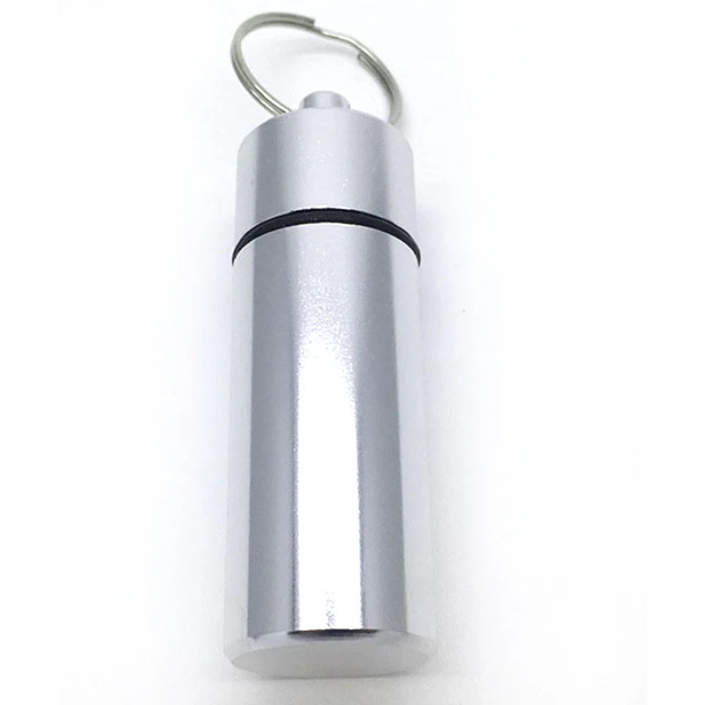 1 шт. чехол для сигарет из алюминиевого сплава с брелком коробка хранения табака