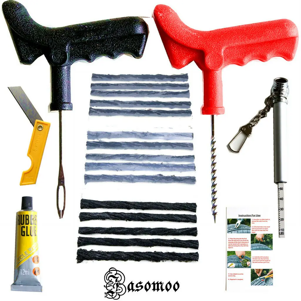 

Набор для аварийного ремонта проколов автомобильных шин, плоские инструменты для шин, бескамерная пробка