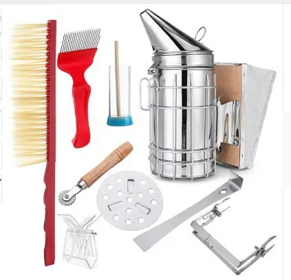 Комплект для пчеловодства из нержавеющей стали комплект курильщика защита тепла